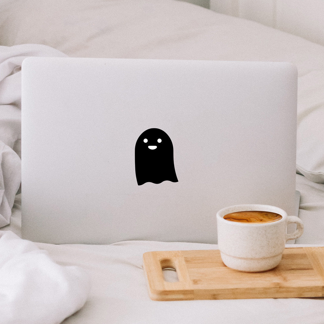 Funny Ghost Macbook Decal Sticker