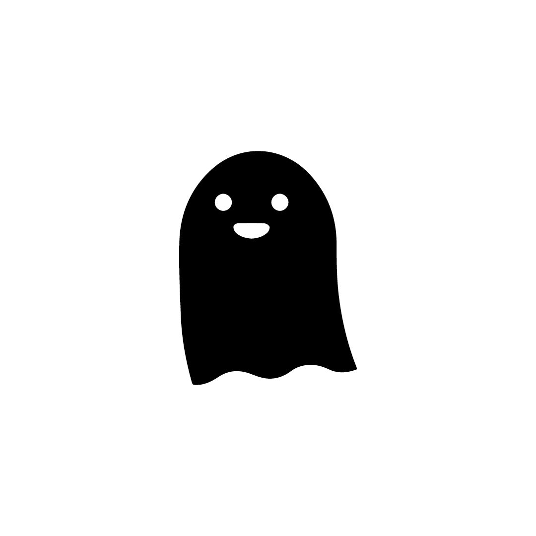 Funny Ghost Macbook Decal Sticker design