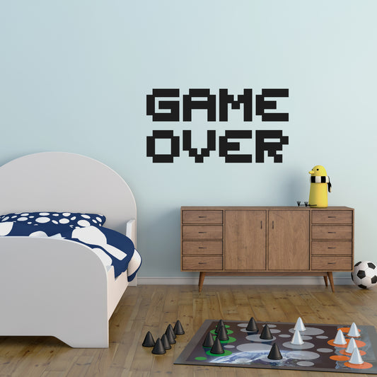 Game over - Gamer decal vinyl sticker