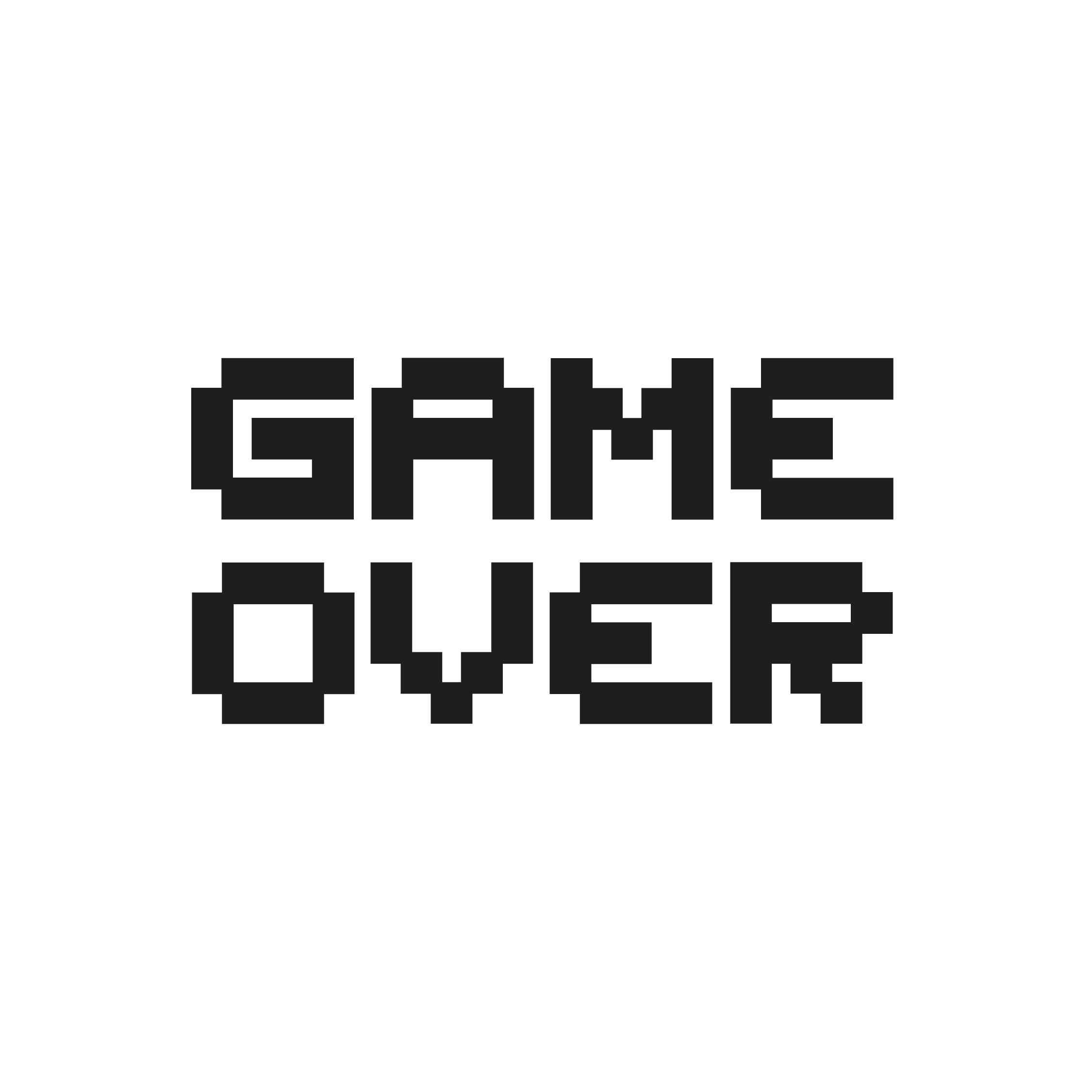 Game over - Gamer decal vinyl sticker