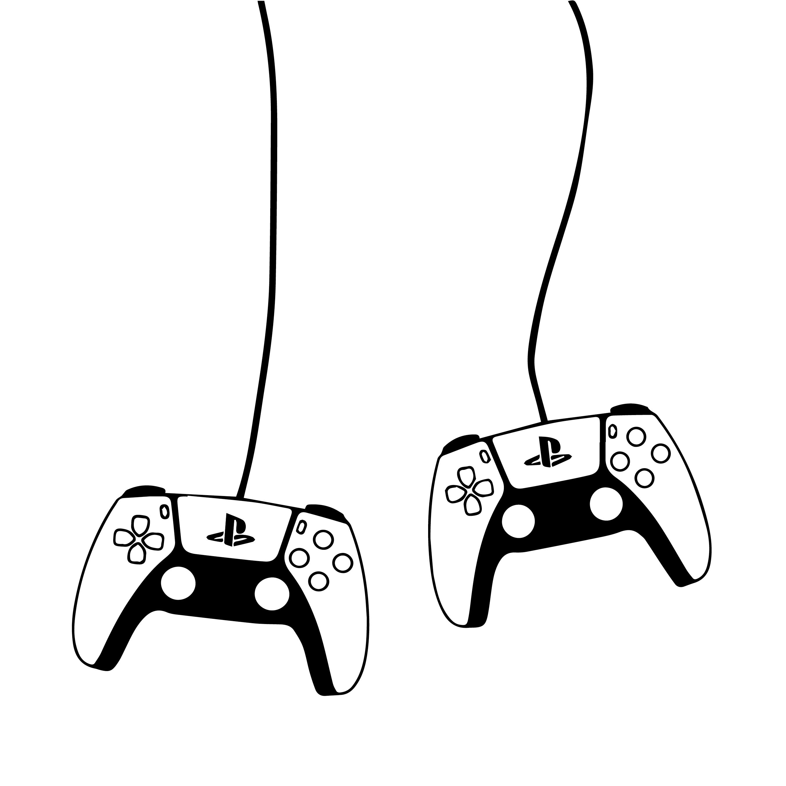 PS5 Gaming controller wall decals