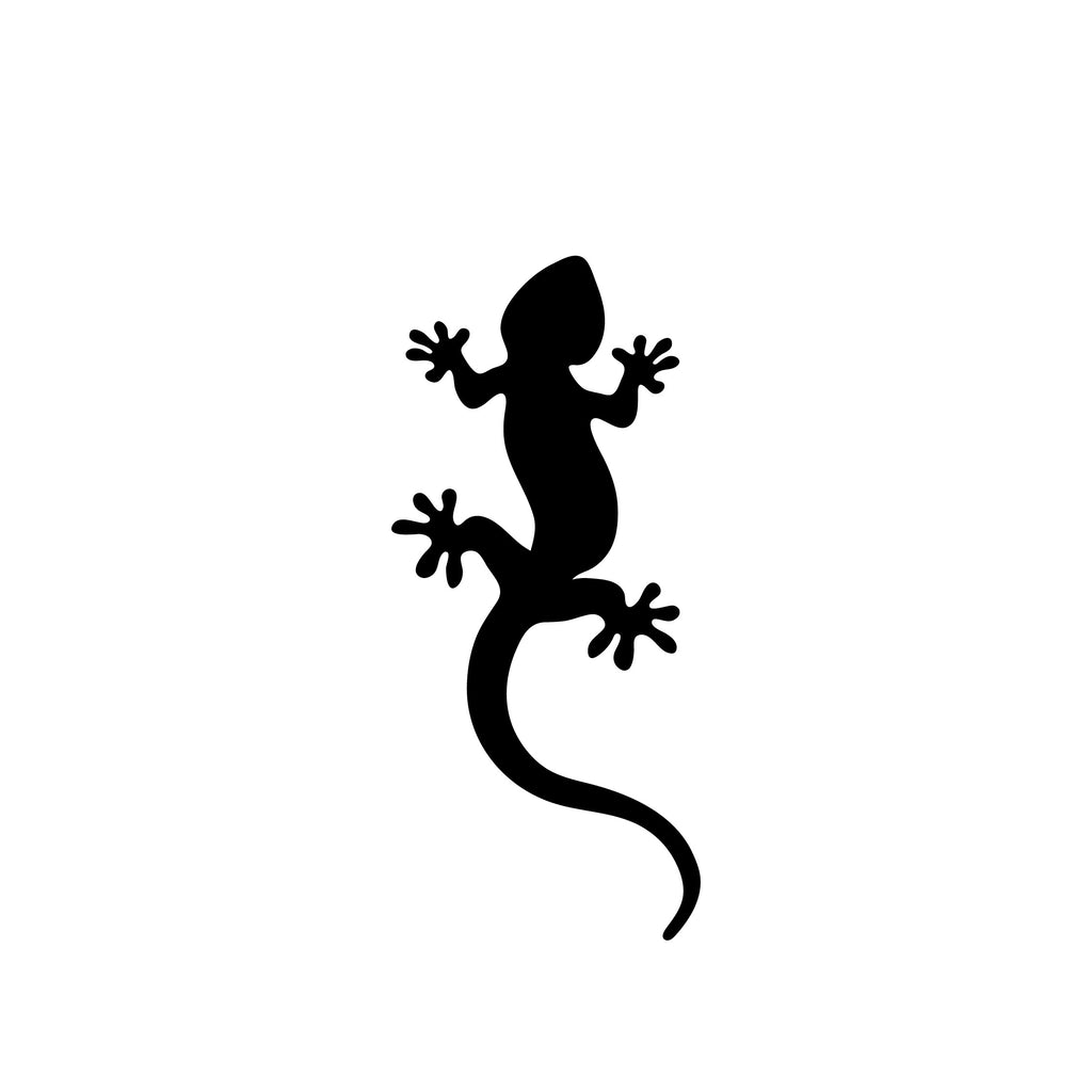 Gecko Lizard Car Decal – Vinyl Sticker for Windows, Bumpers & Flat Surfaces | Reptile Lover Decor