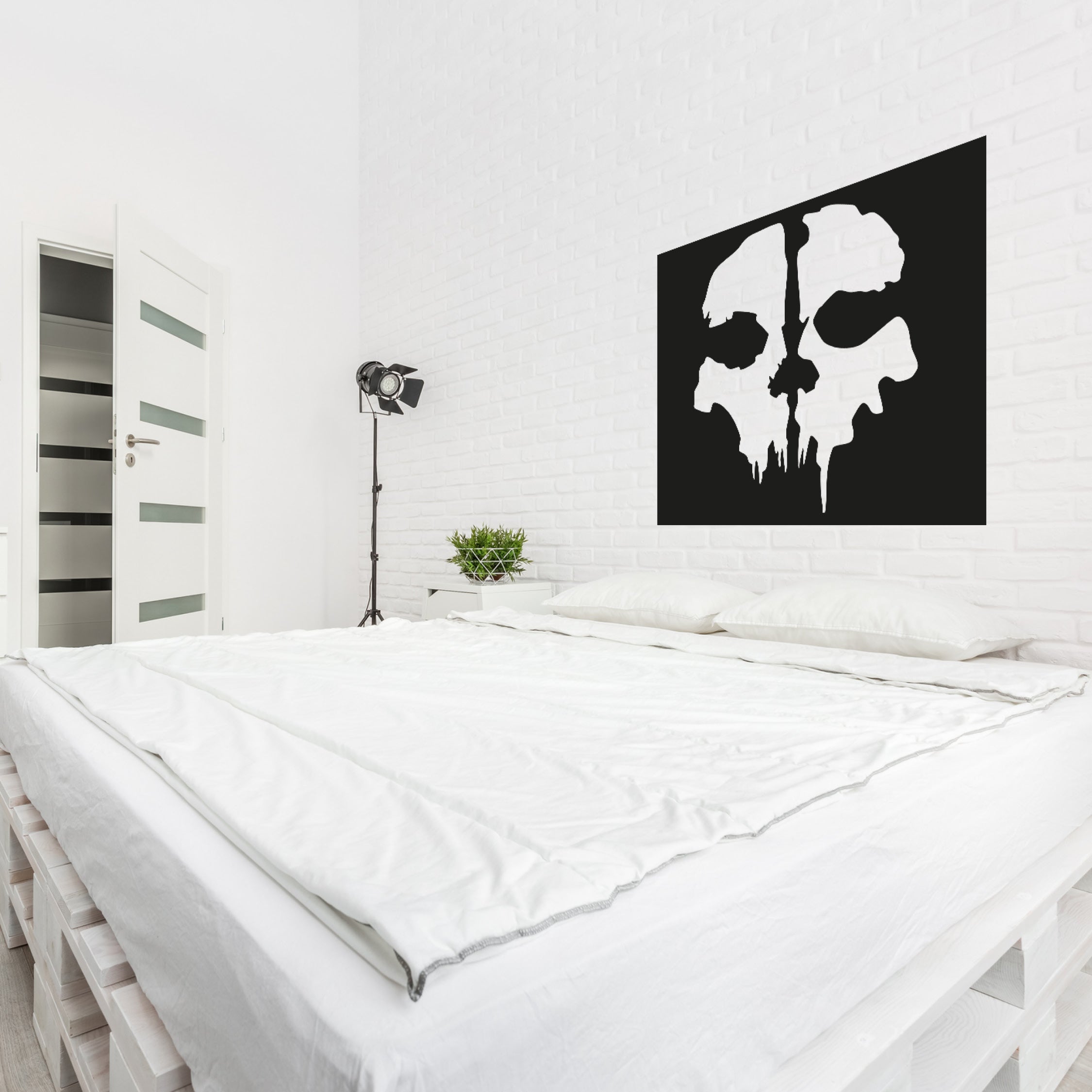 Call of Duty Ghost Mask Vinyl Decal – Official CoD Skull Design Sticker