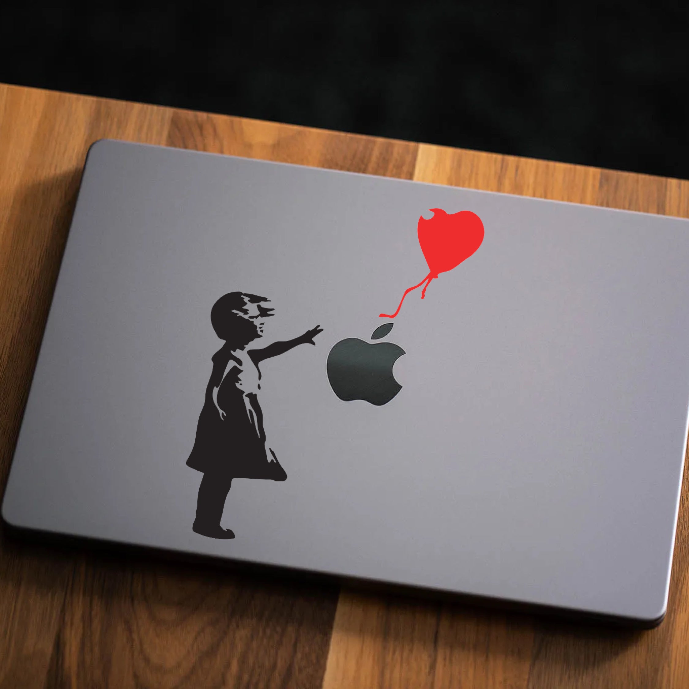 Girl With Balloon Wall Decal – Banksy Inspired Street Art Vinyl Sticker for Home & Office