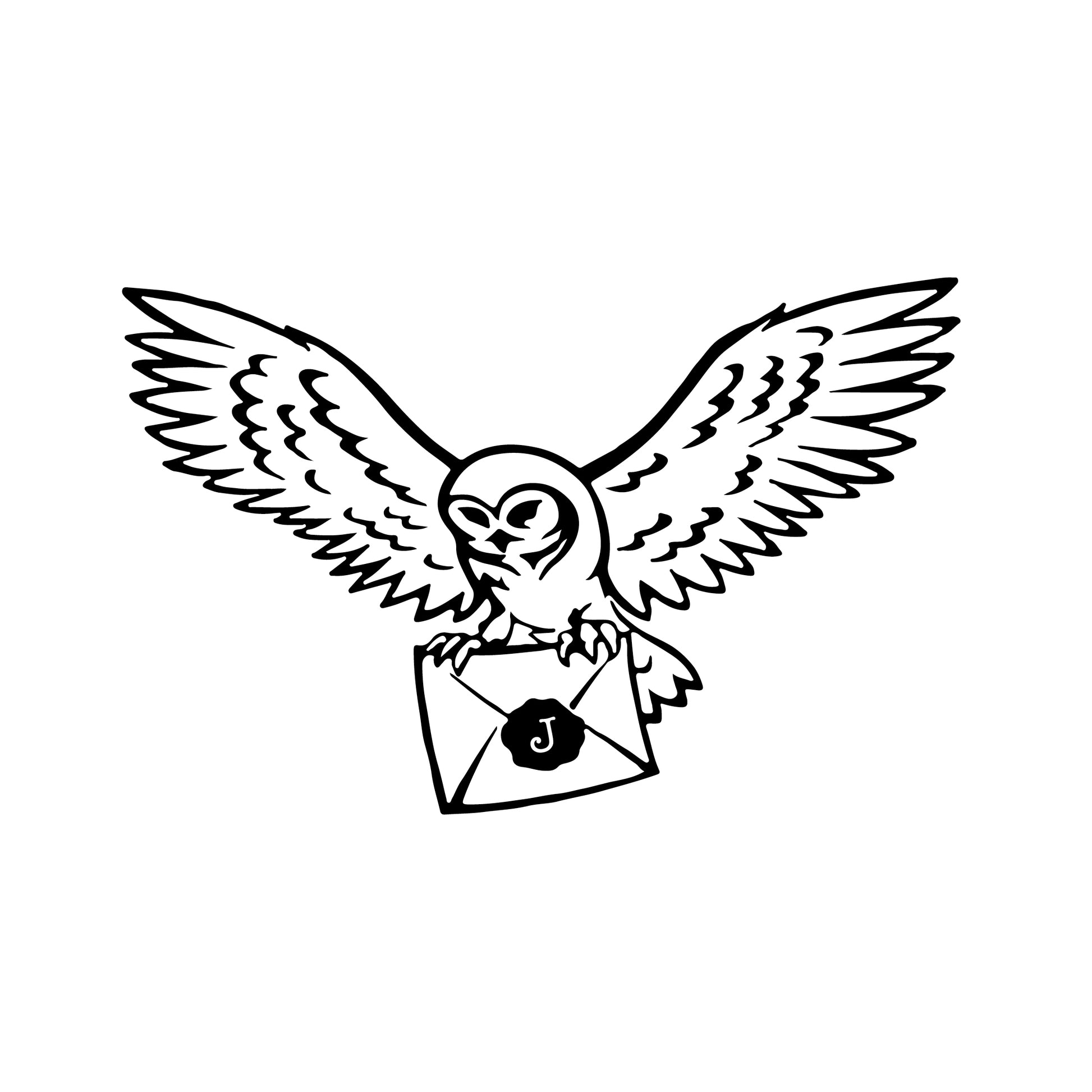 Harry Potter - Customisable owl graphic letter