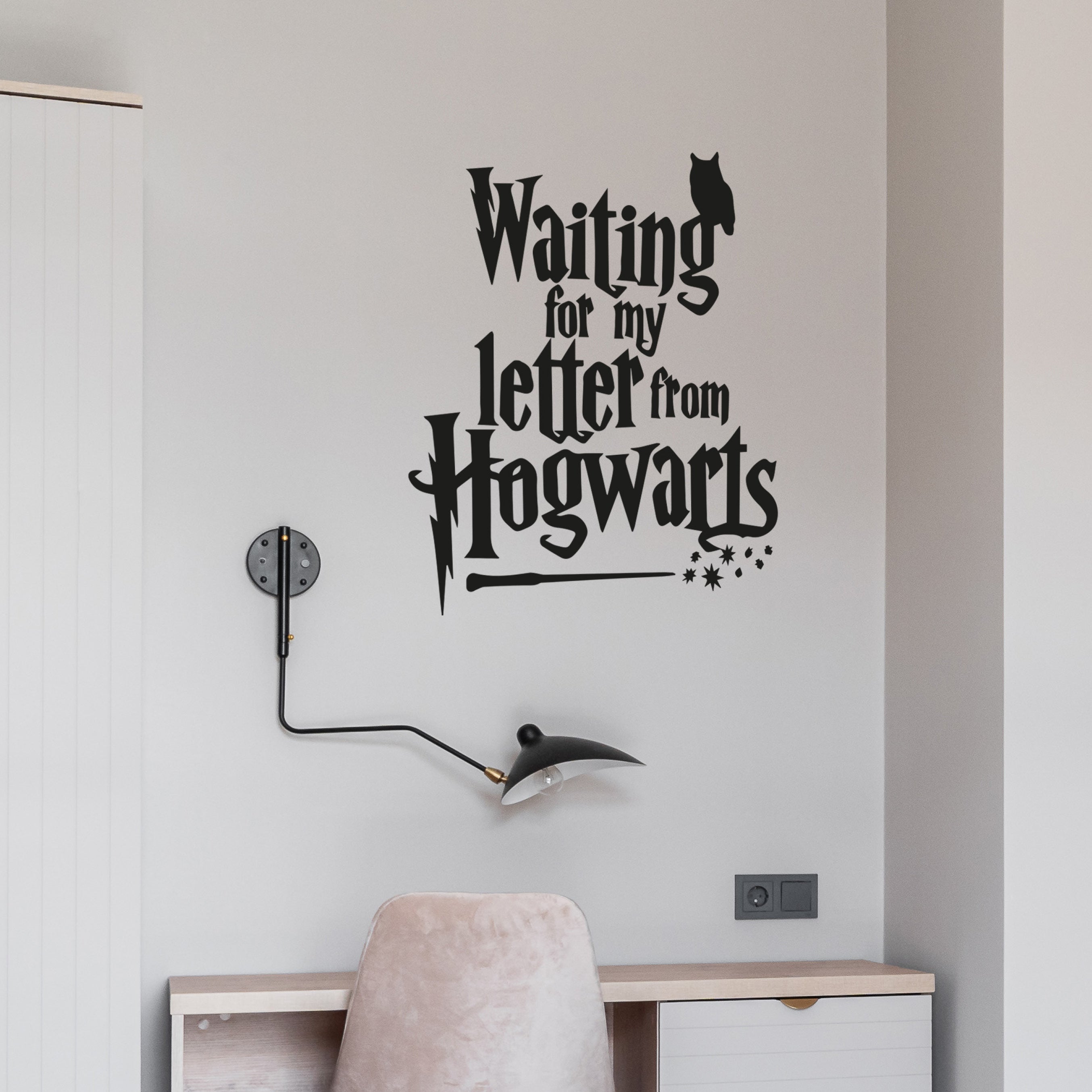 Harry Potter Hogwarts Wall Vinyl Decal – Magical Wizarding World Room Decor for Kids & Fans