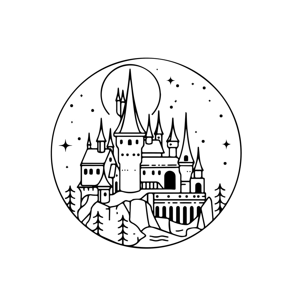 Hogwarts wall art decal sticker