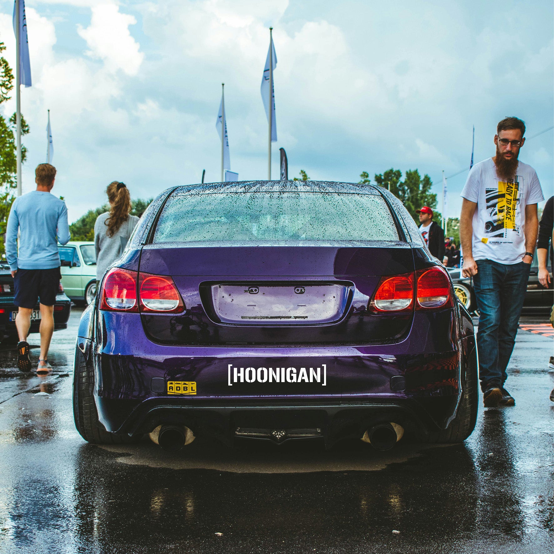 Hoonigan Vehicle Vinyl Decal – Drift Car & Street Racing Sticker for Tuners and Modded Builds