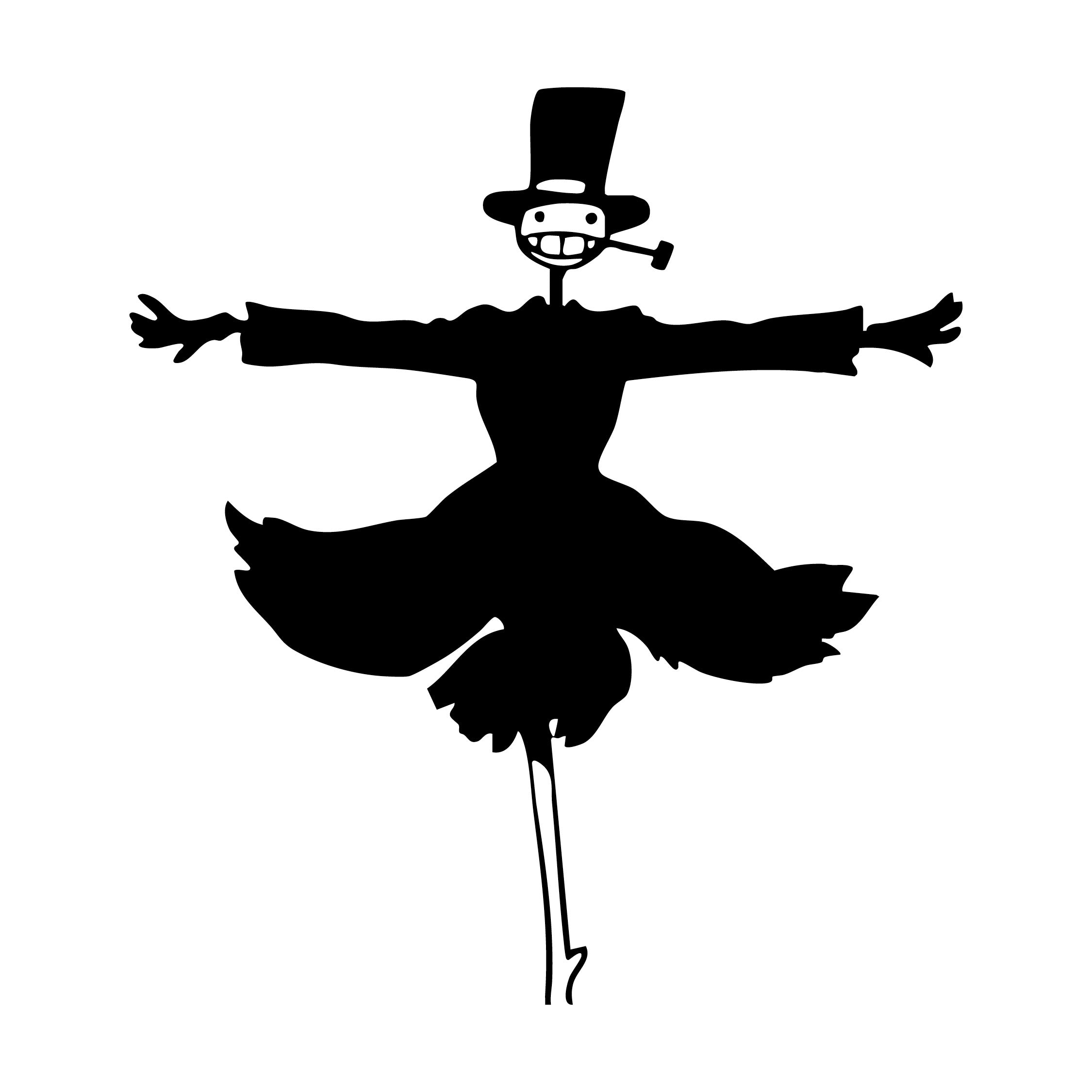 Howl’s Moving Castle Scarecrow Vinyl Decal – Turnip Head Anime Sticker for Walls, Laptops & Windows