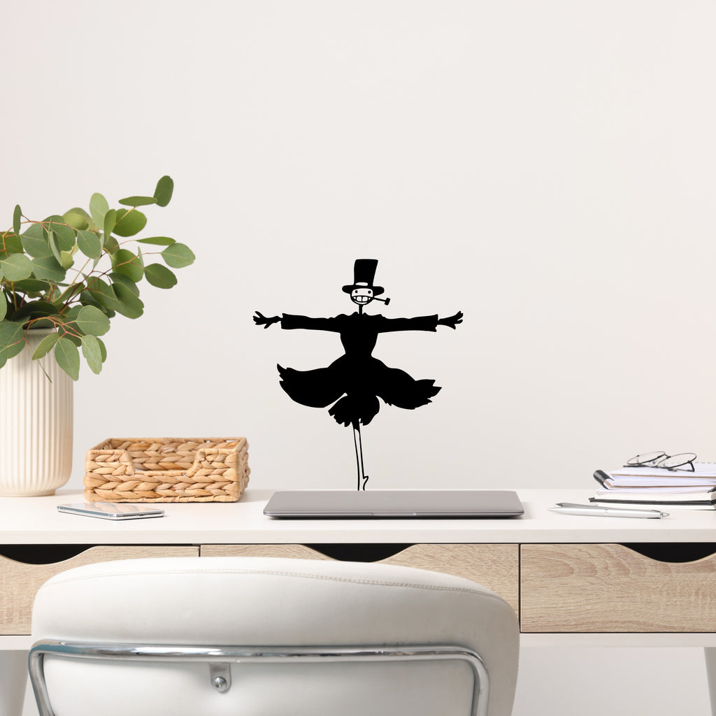 Howl’s Moving Castle Scarecrow Vinyl Decal – Turnip Head Anime Sticker for Walls, Laptops & Windows
