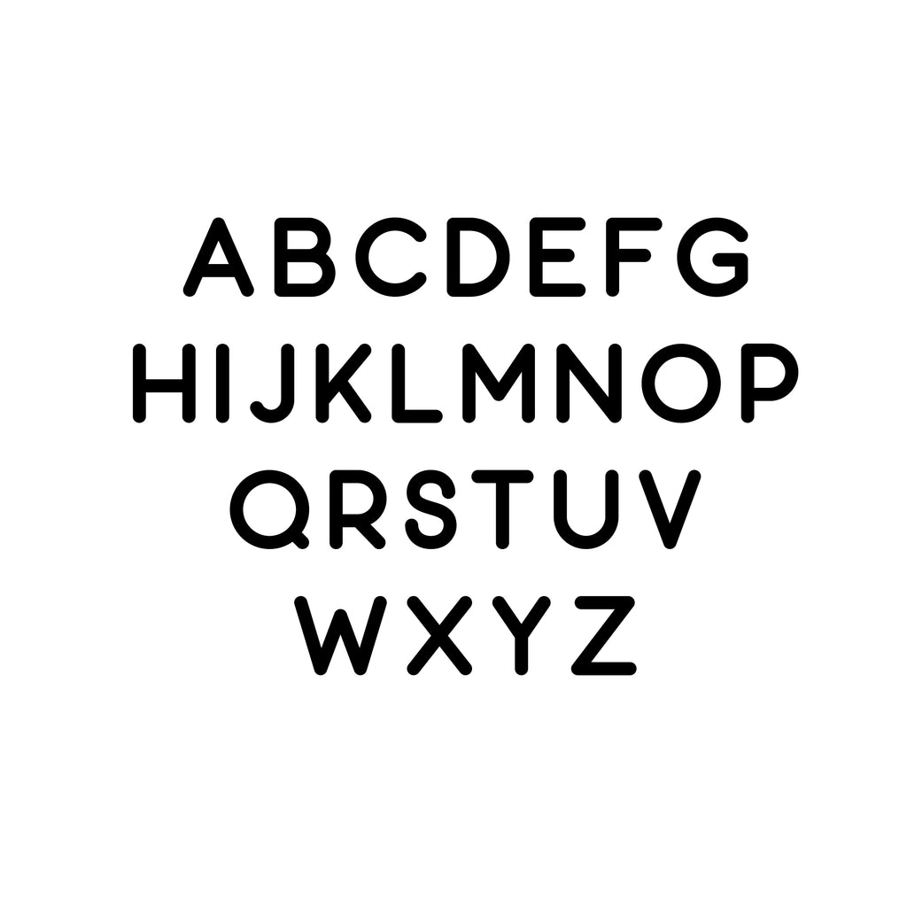 Kids alphabet - Wall vinyl educational sticker design