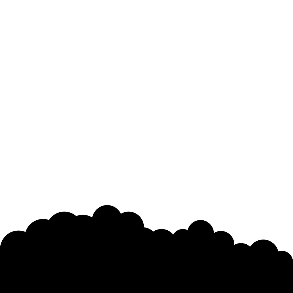 Extra Large Cloud Vinyl Wall Decal – Room Divider Sticker for Nurseries, Kids’ Bedrooms & Playrooms