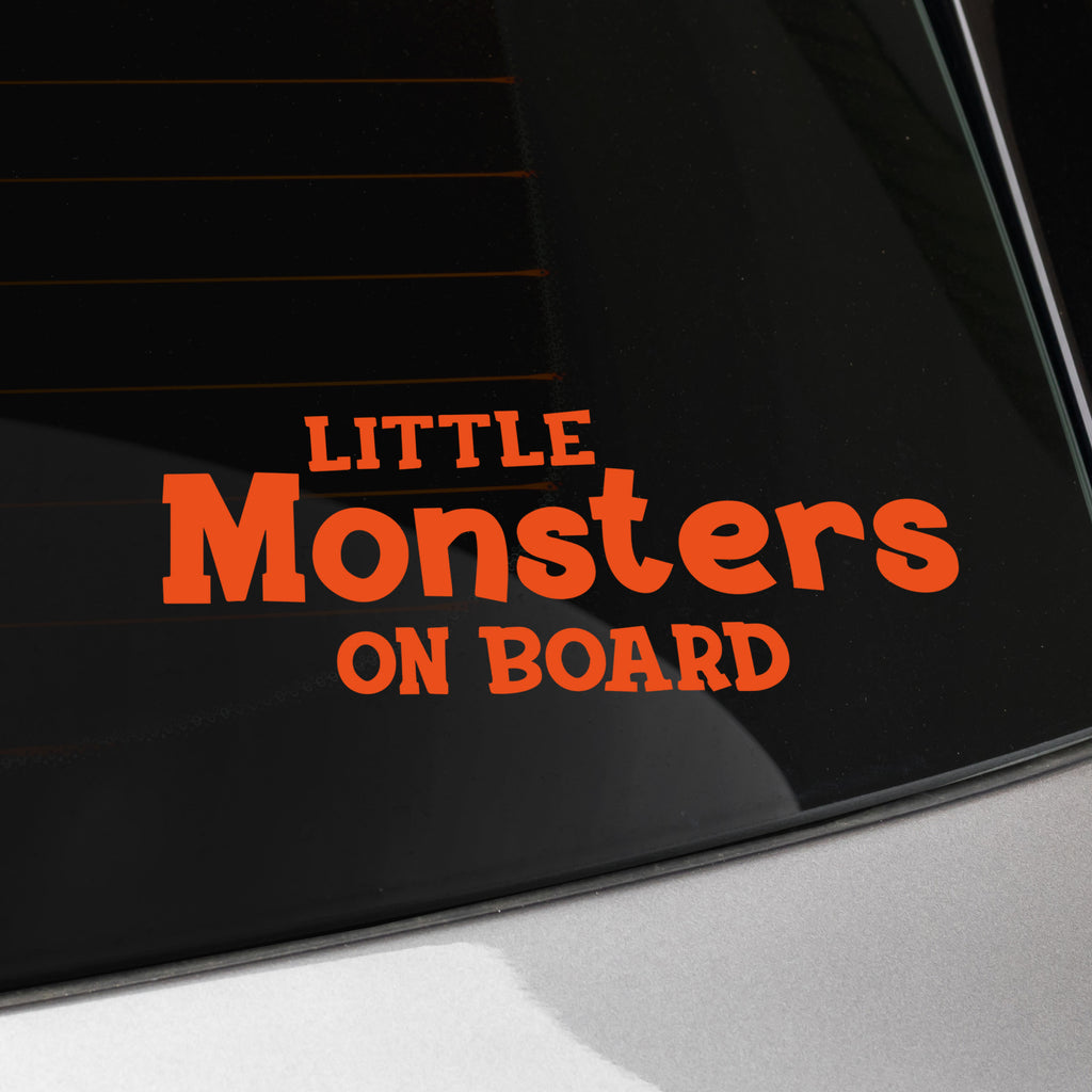 Little Monsters on board decal sticker