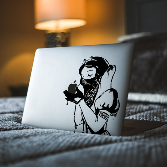 Alternative Snow White Vinyl Decal Sticker for Macbook Laptop