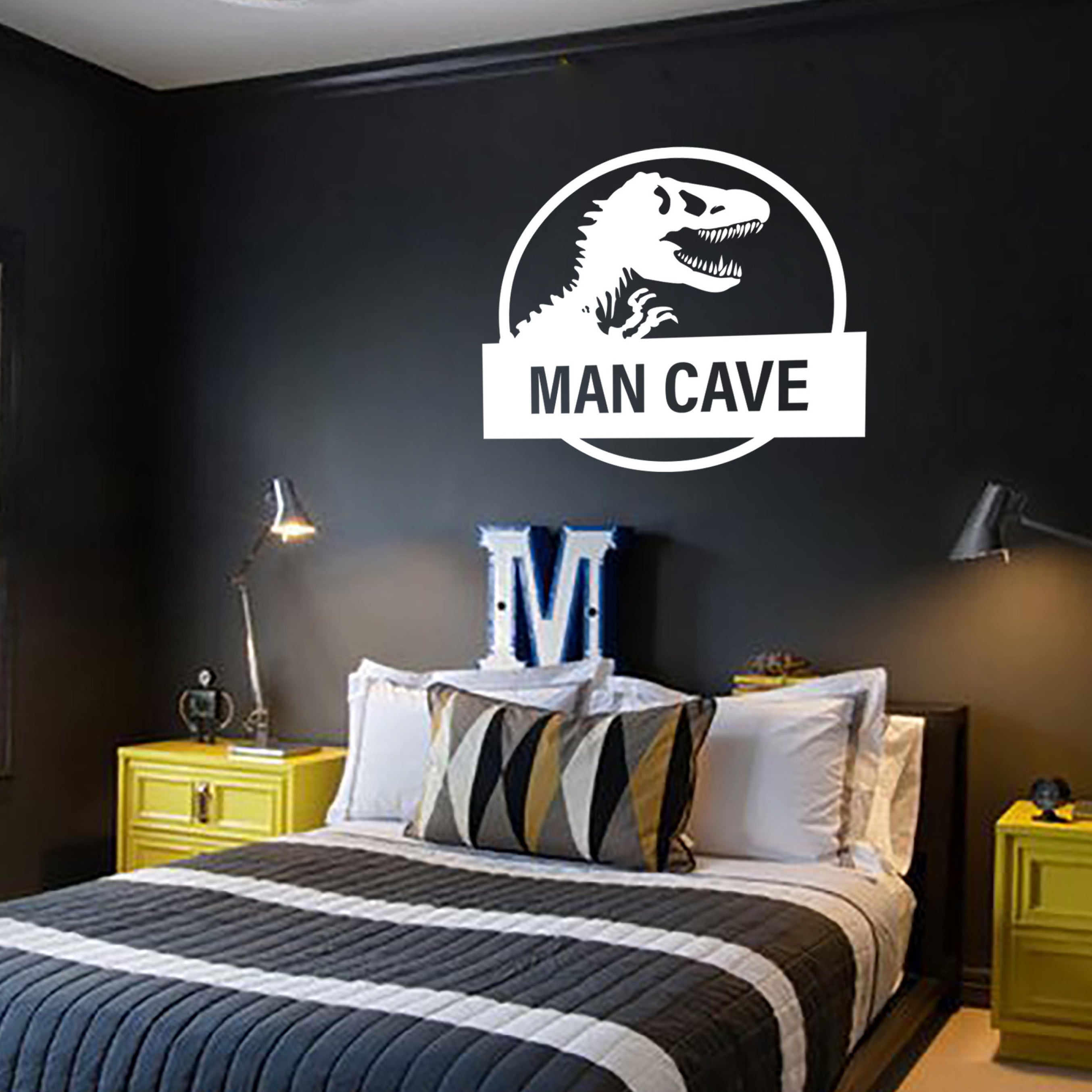 Man cave wall decal sticker