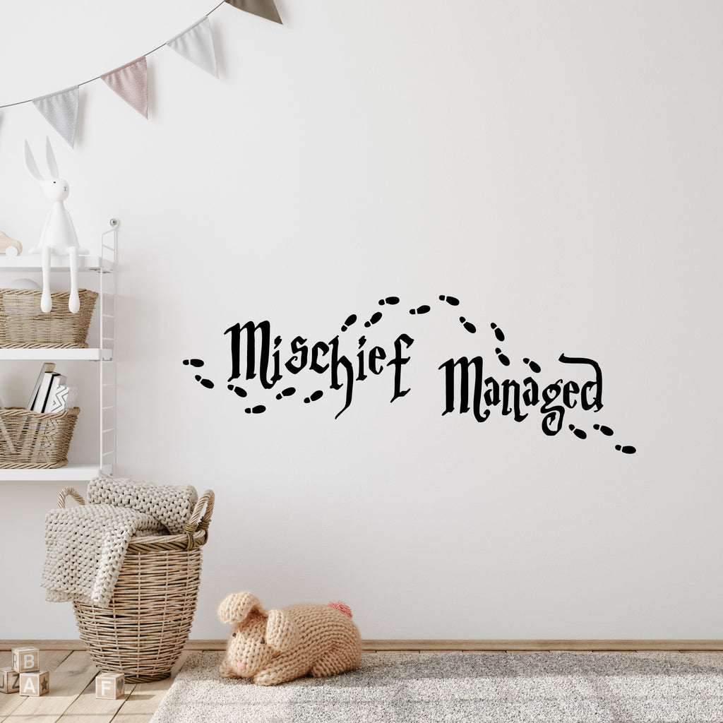 Mischief Managed Harry Potter Wall Decal