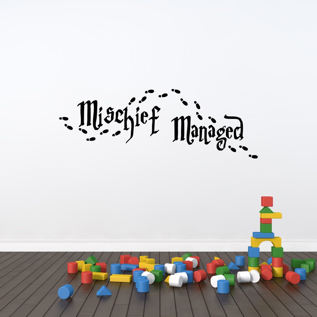 Mischief Managed Harry Potter Wall Decal