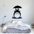 My Neighbour Totoro Umbrella Vinyl Wall Decal – Cute Studio Ghibli Artwork