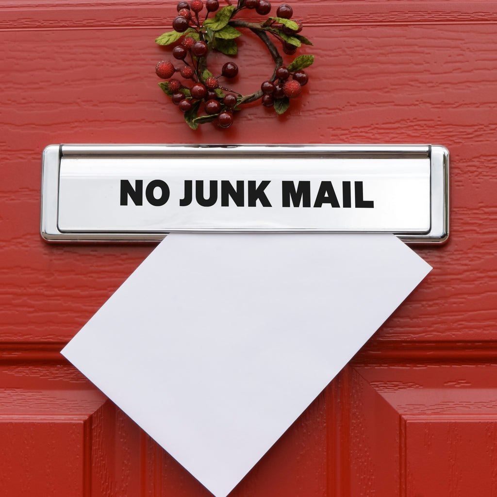 No Junk Mail Decal
