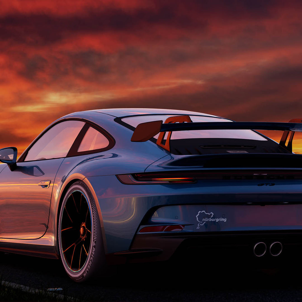 Nürburgring Car Vinyl Decal Sticker – Racing Track Outline