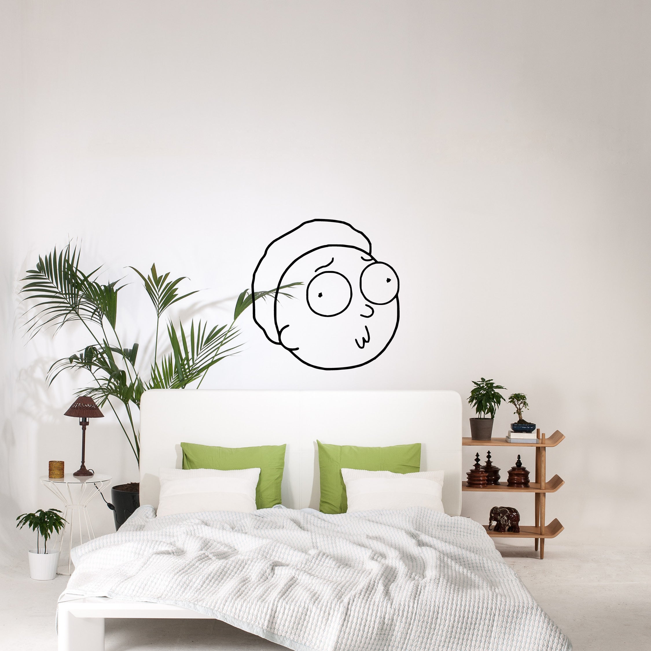 Rick and Morty – Confused Morty Vinyl Decal | Official Adult Swim Sticker