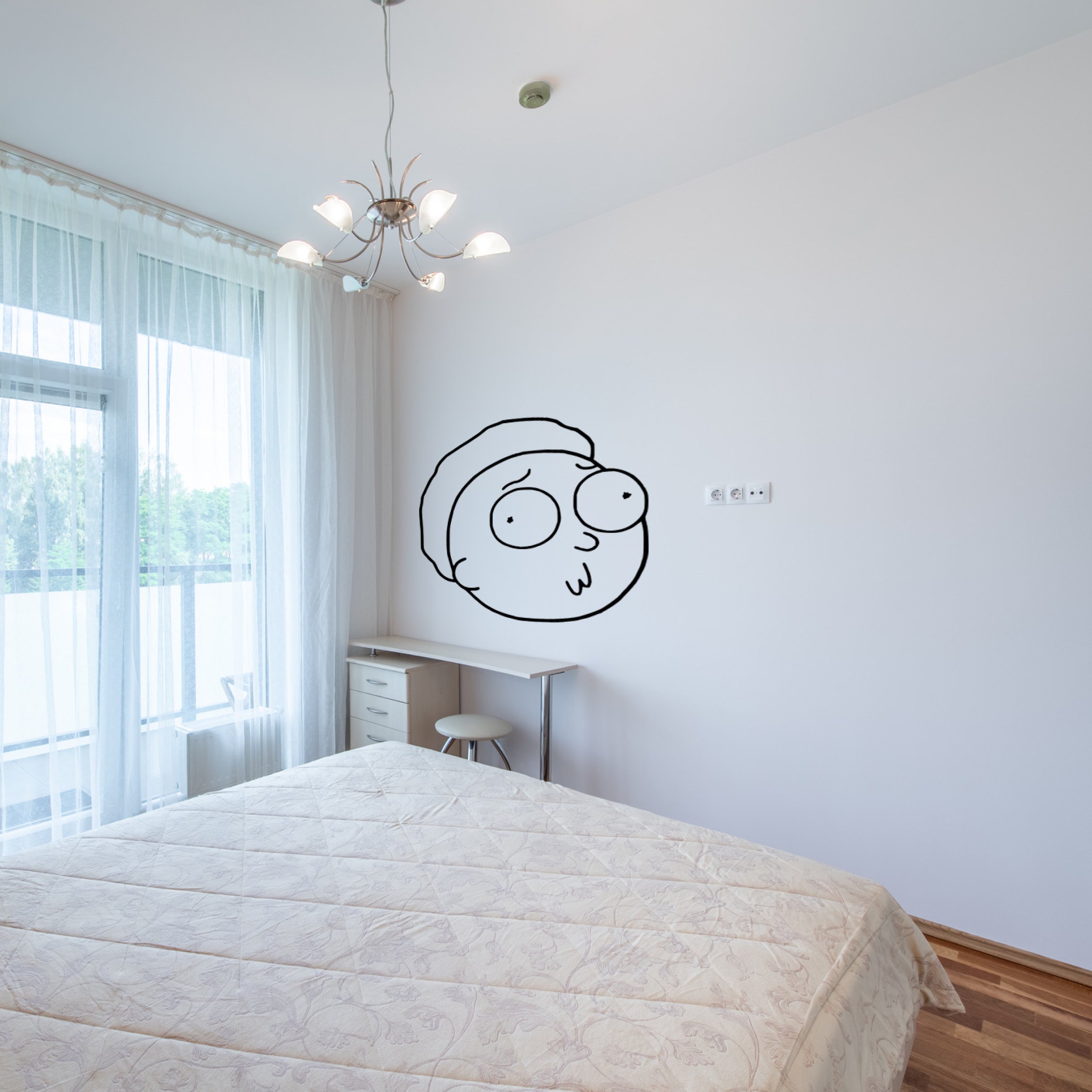 Rick and Morty – Confused Morty Vinyl Decal | Official Adult Swim Sticker