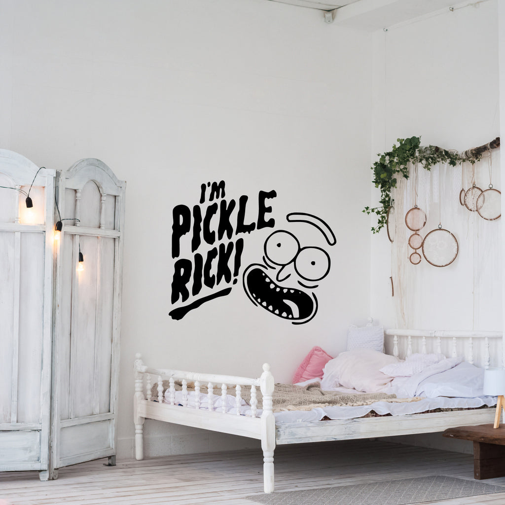 Rick and Morty – “I’m Pickle Rick!” Vinyl Decal with Rick’s Face | Official Adult Swim