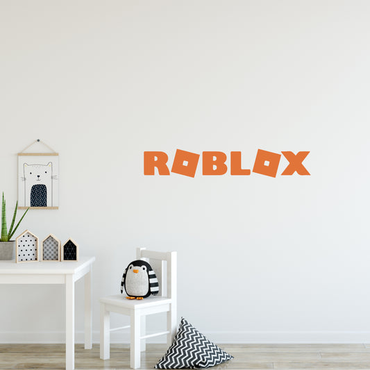 Roblox logo gamer bedroom wall decal sticker