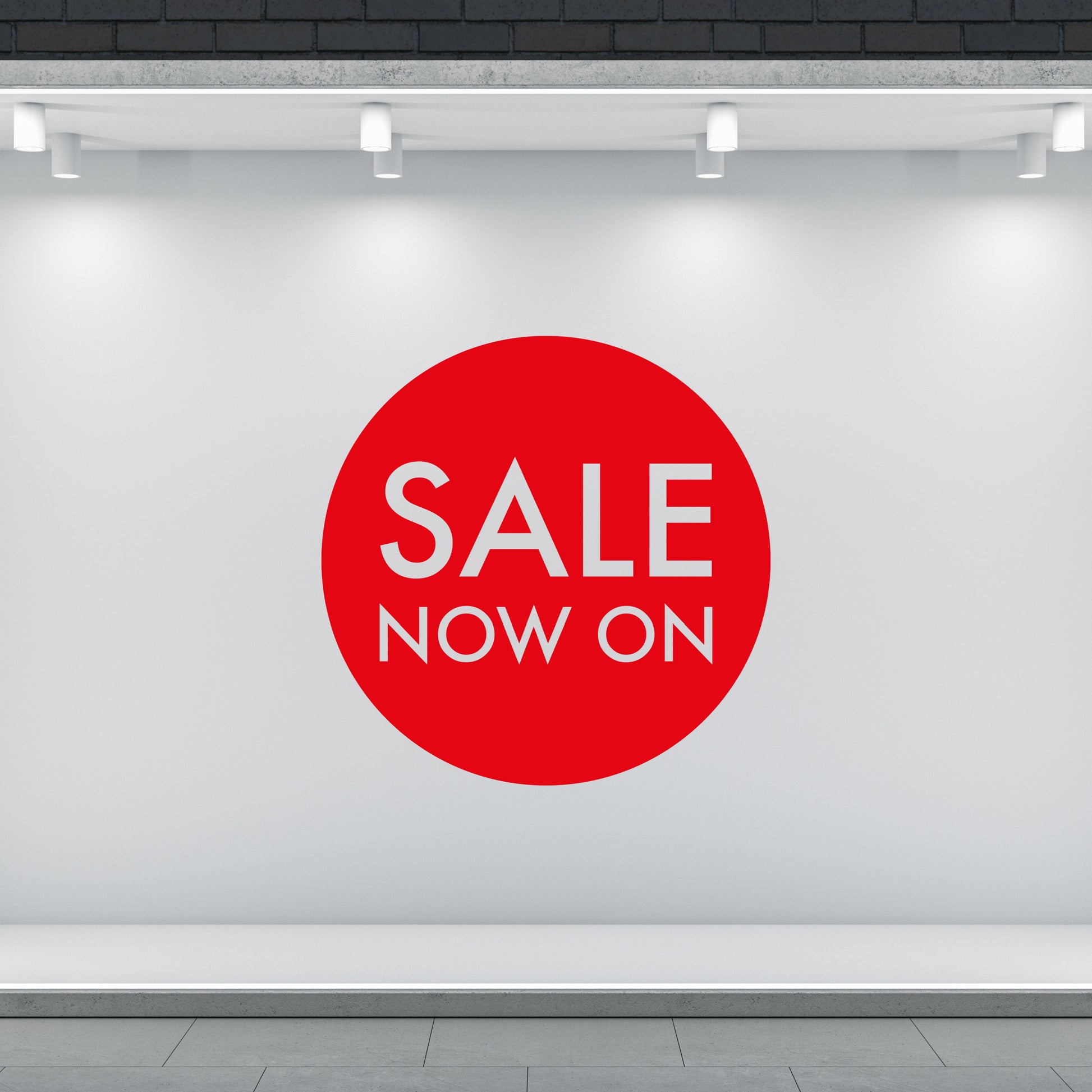 Sale now on decal sticker for shopfront windows