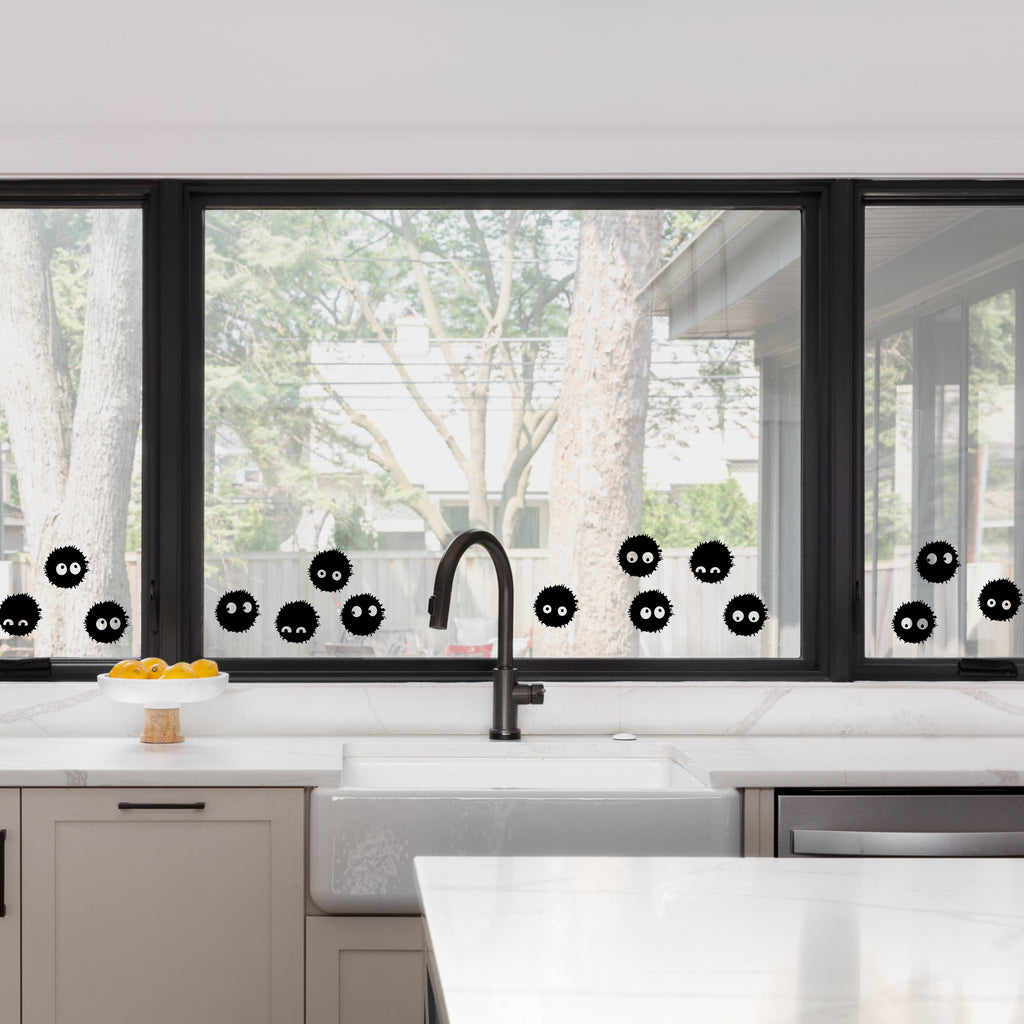 Soot Creatures Vinyl Decal Pack – Howl’s Moving Castle & Spirited Away Anime Stickers Set