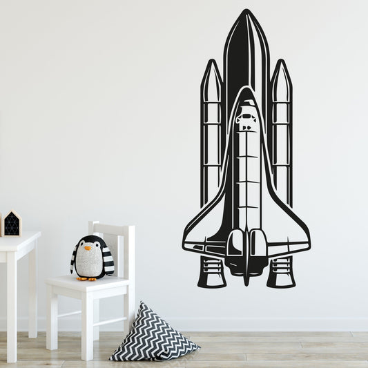 Space Shuttle kids bedroom Wall Decal sticker