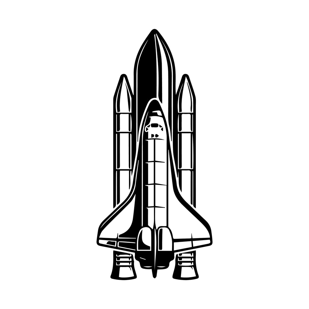 Space Shuttle kids bedroom Wall Decal sticker design