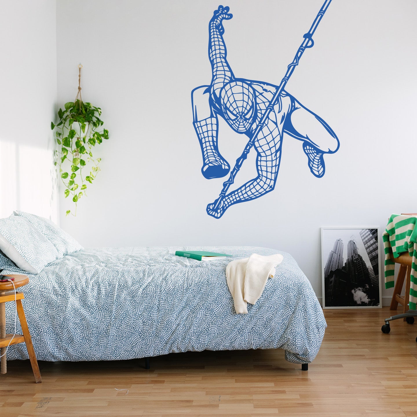 Marvel Spider-Man Wall Decal – Kids Room, Bedroom & Playroom Vinyl Wall Sticker, Superhero Decor