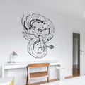 Spirited Away Haku Spirit Dragon & Chihiro Vinyl Wall Decal – Large Limited Edition Studio Ghibli Artwork