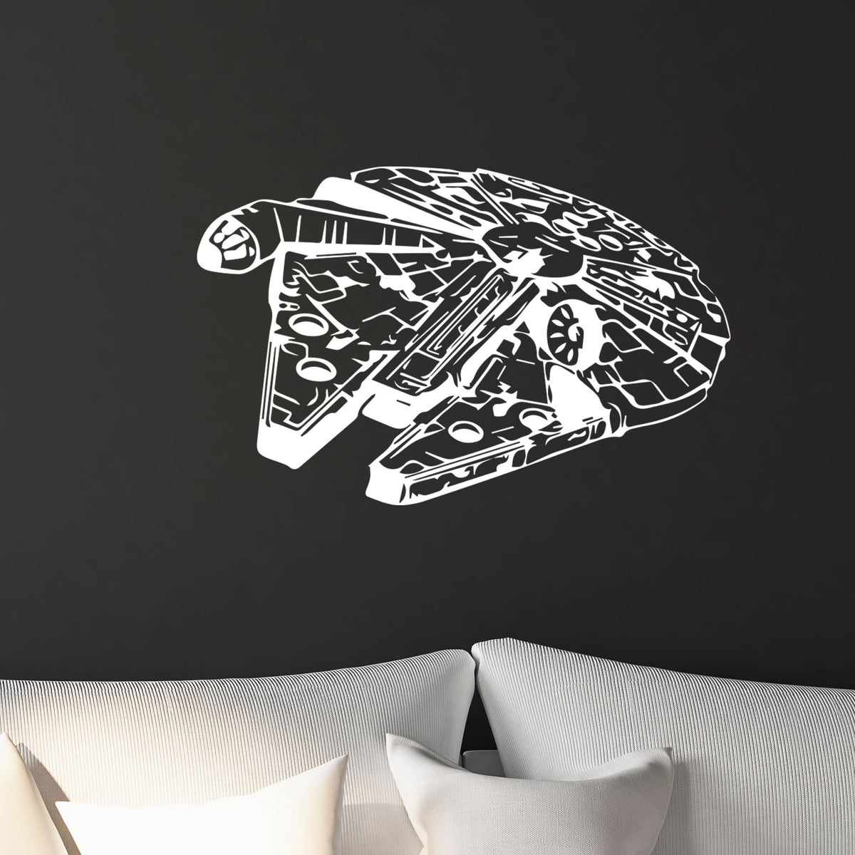 Star Wars Millennium Falcon | Wall Decal Sticker | Mr Stickers – MrStickers