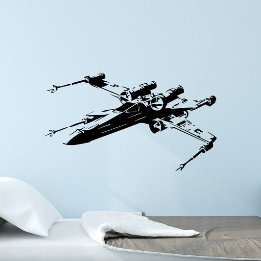 Star Wars x-wing decal sticker for boys bedroom wall games room