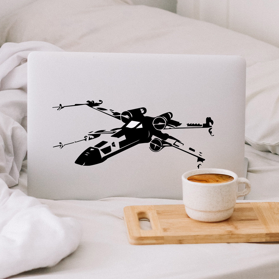 Star Wars x-wing vinyl decal sticker for macbook laptop