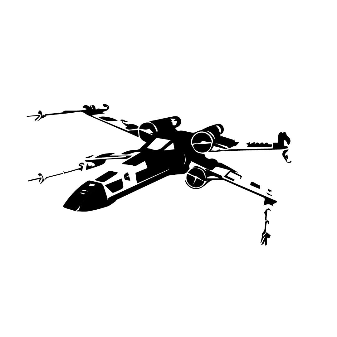 Star Wars x-wing decal sticker for macbook laptop graphic design