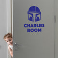 Personalised Star Wars Name Vinyl Wall Decal – Custom Kids Room Sticker for Star Wars Fans
