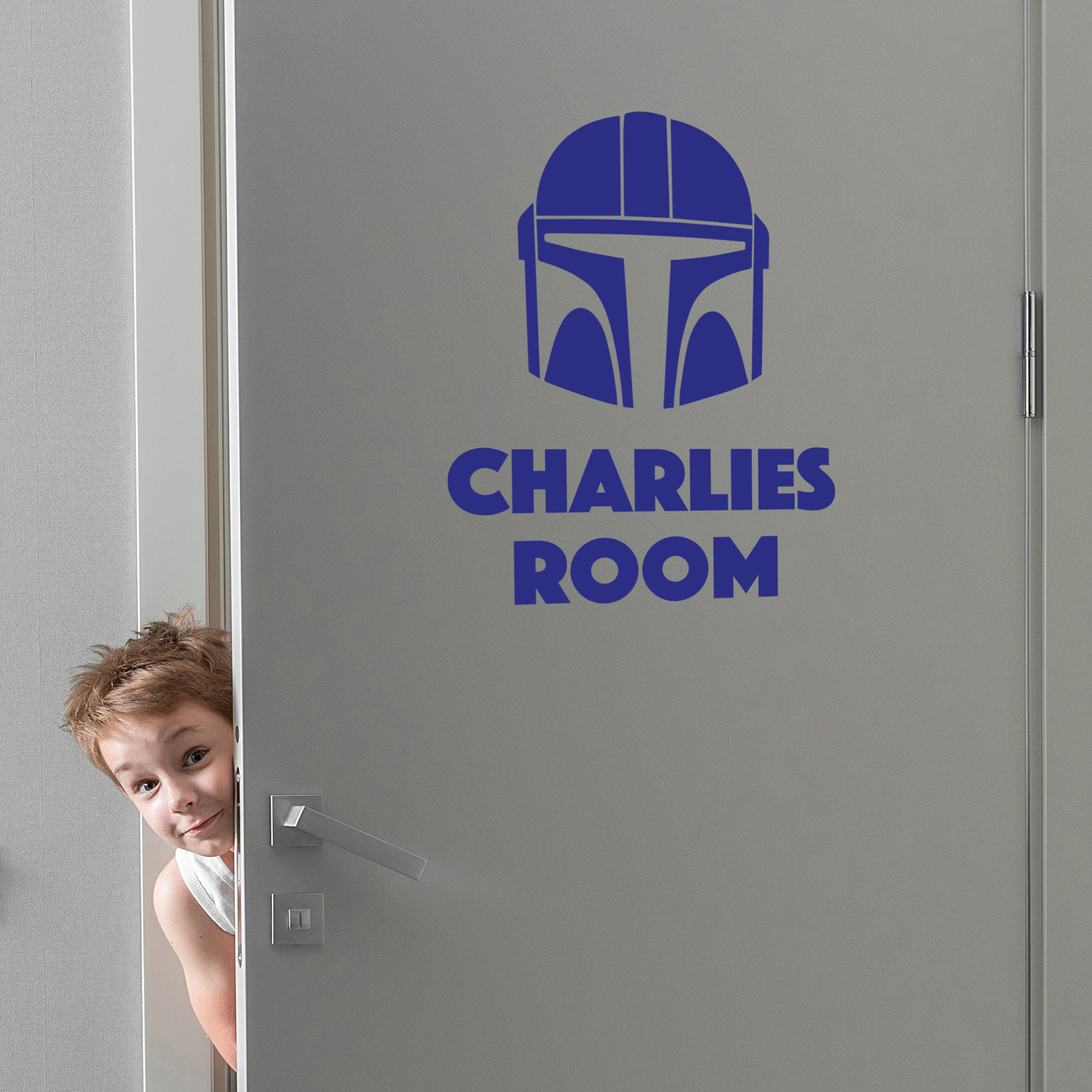 Personalised Star Wars Name Vinyl Wall Decal – Custom Kids Room Sticker for Star Wars Fans