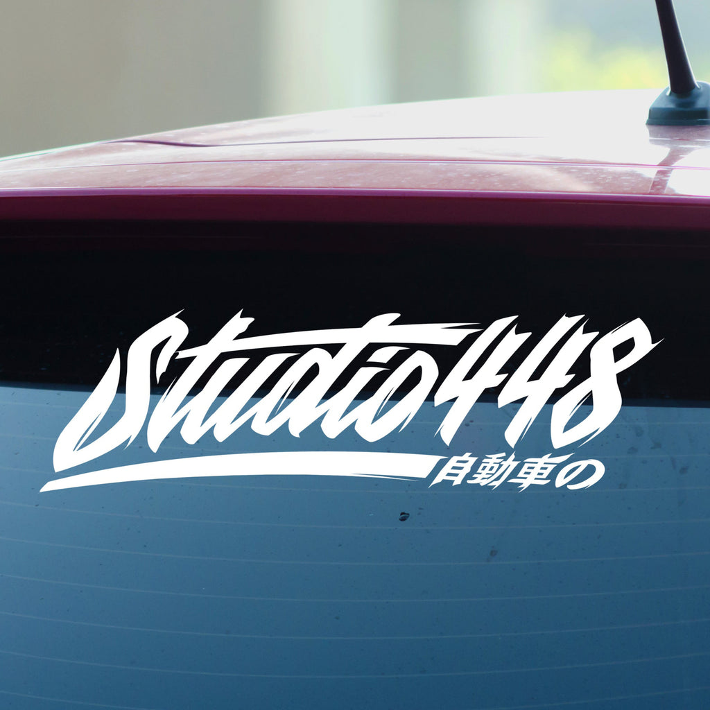 Studio448 JDM vinyl decal for vehicles