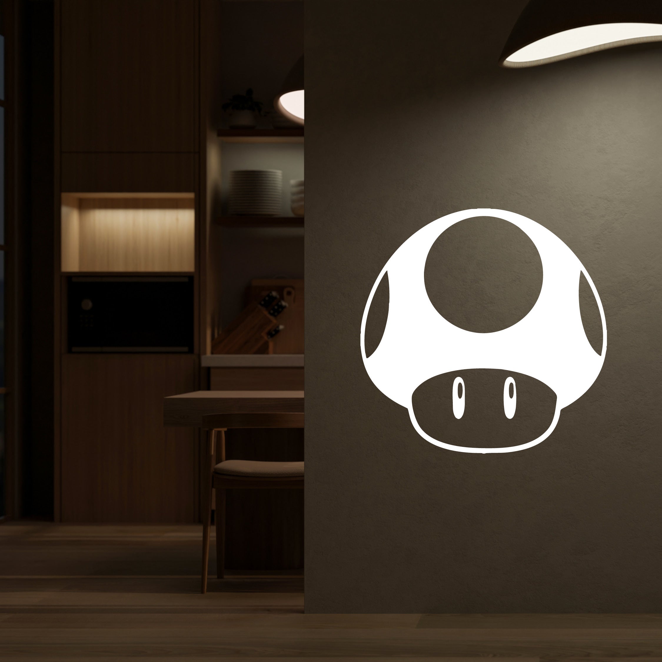 Super Mario Power-Up Mushroom Vinyl Decal | Official Nintendo Sticker