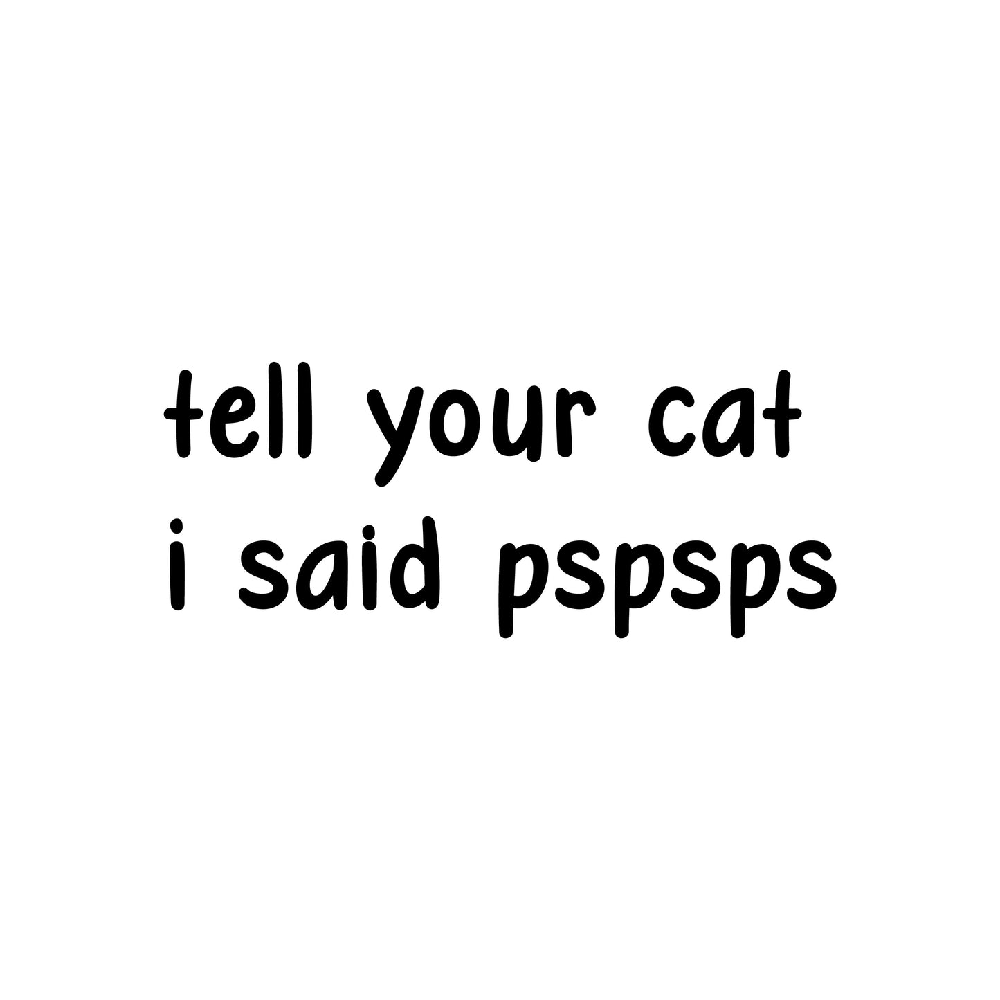 Funny cat decal sticker