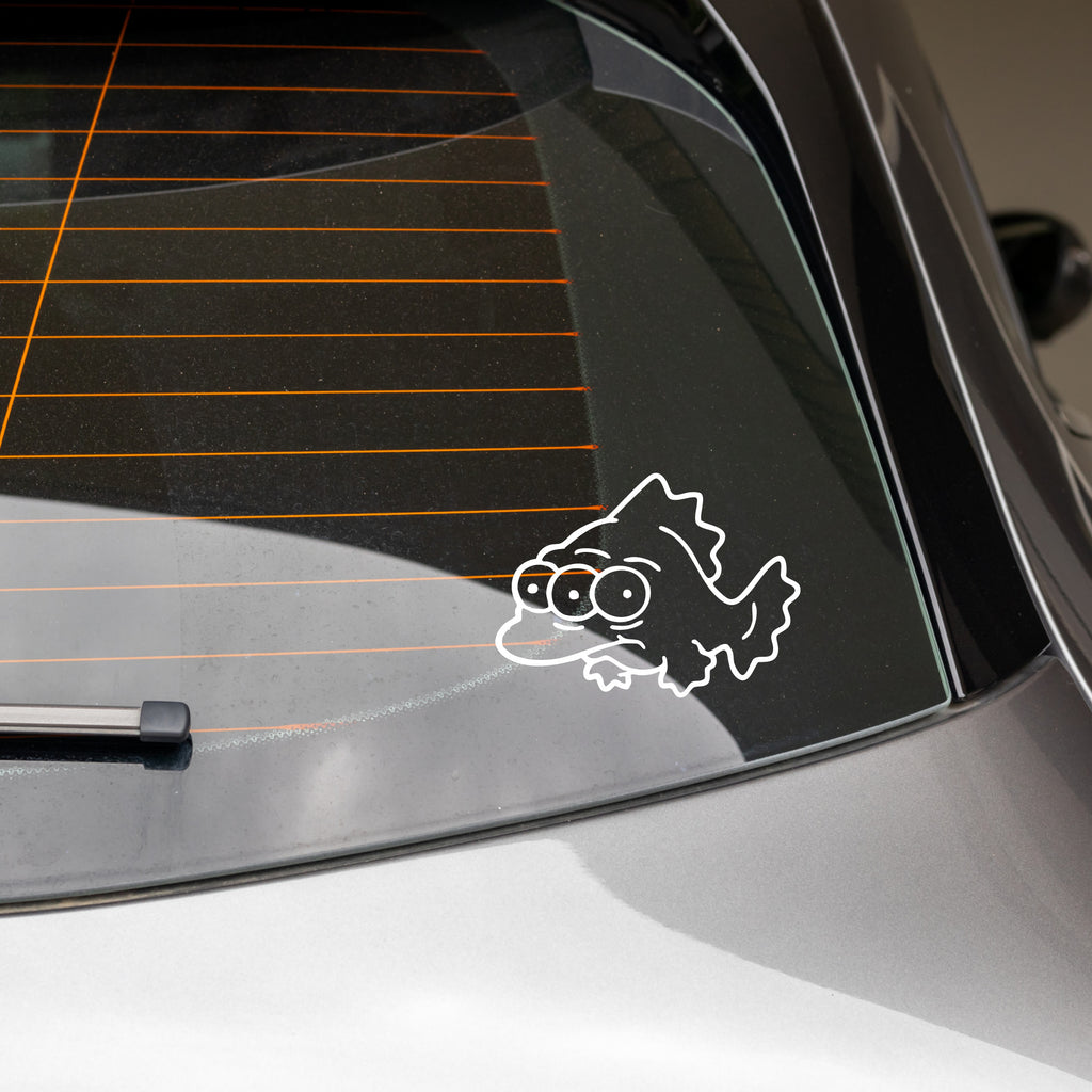 Three-Eyed Fish Simpsons Vinyl Decal – Blinky Sticker for Laptops, Cars & Walls