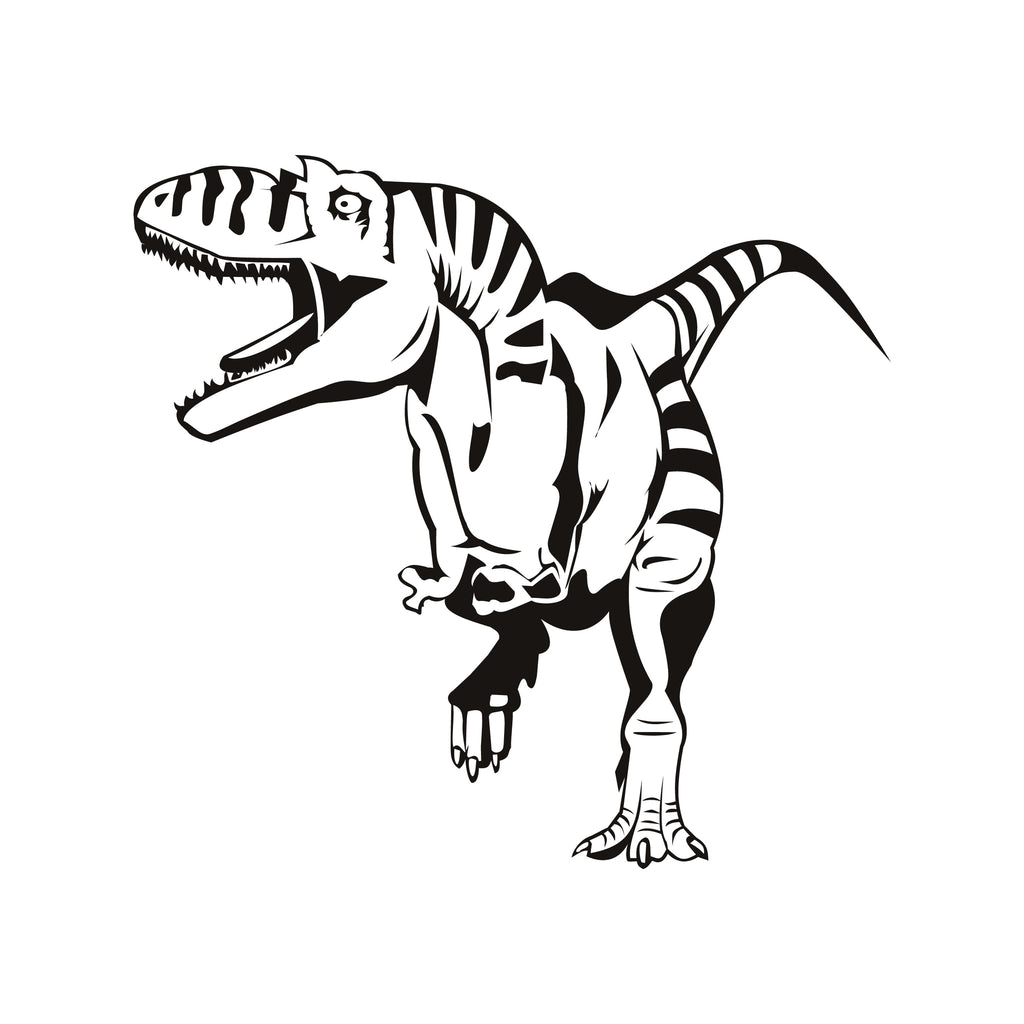 Trex dinosaur wall graphic vinyl decal wall sticker design