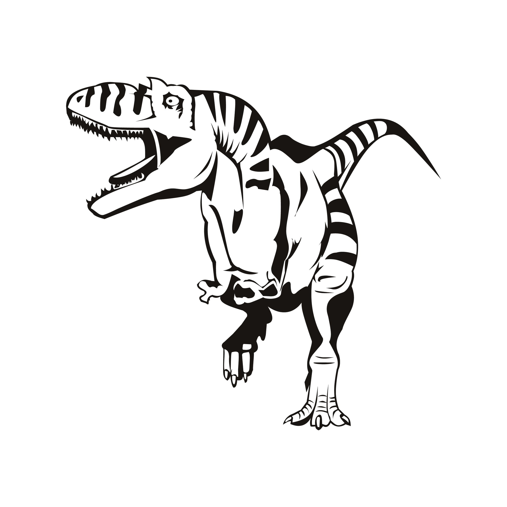 Trex dinosaur wall graphic vinyl decal wall sticker design