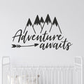 Adventure vinyl decal sticker for nursery wall