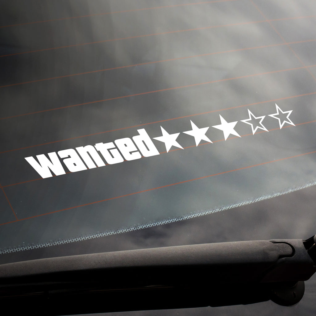GTA inspired Wanted Decal