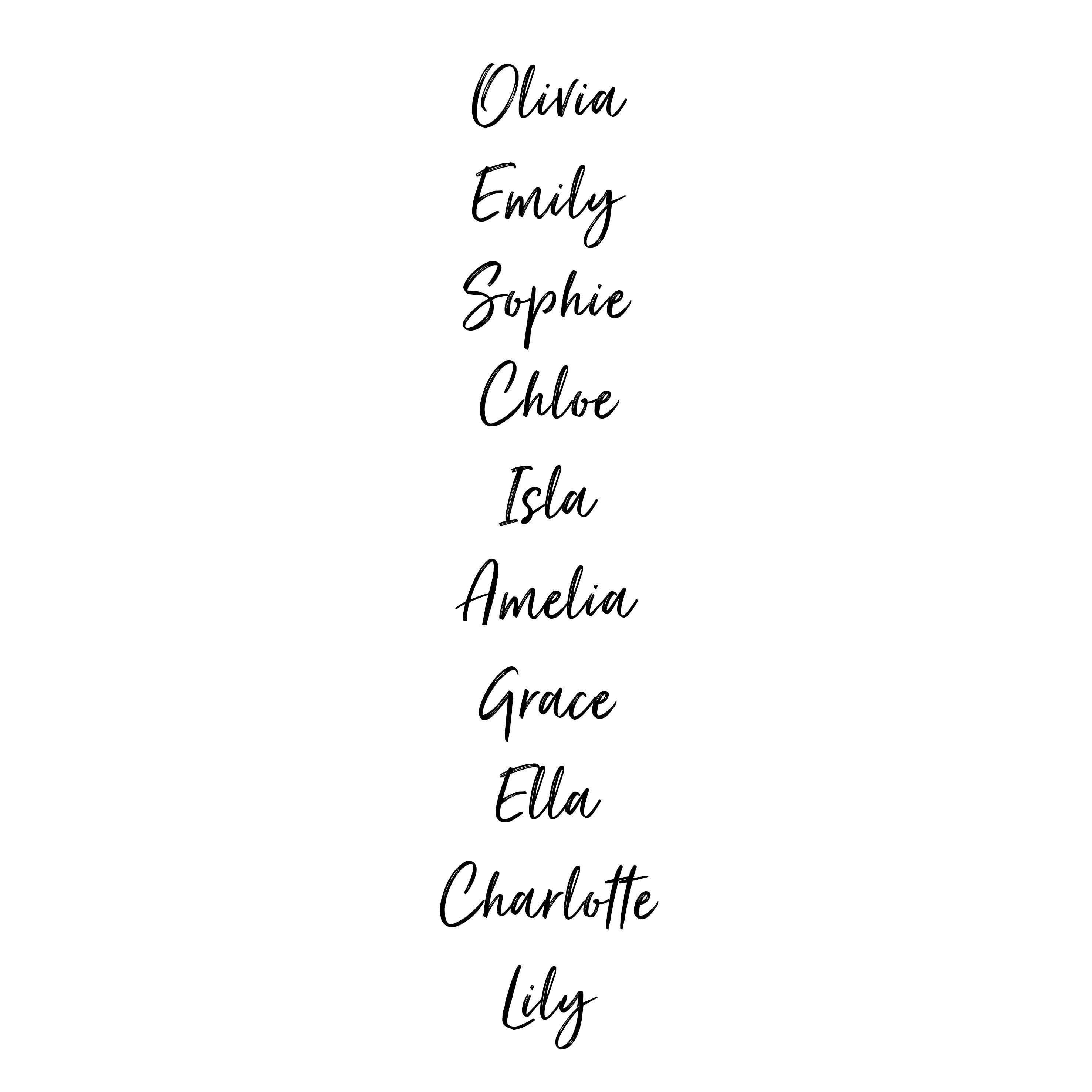 Personalised Name Vinyl Decals for Wedding Glasses – Custom Stickers for Bridesmaids & Guest Favors (Pack of 5–30)