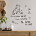 Winnie the Pooh Wall Decal – Nursery & Kids Room Vinyl Wall Sticker, Disney Pooh Bear Wall Art, Baby Shower & Playroom Decor